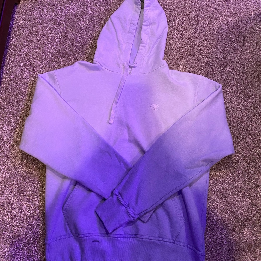 light purple champion hoodie